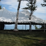 Rent white wedding tent in Milwaukee